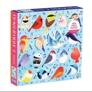 Songbirds 500 Piece Puzzle - Multicolor
